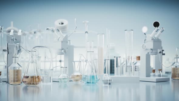 Laboratory Equipment. Vaccine Production In the Laboratory