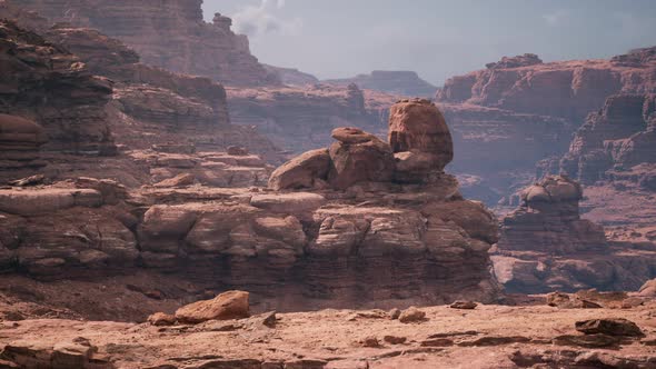 Golden Rocks in Grand Canyon