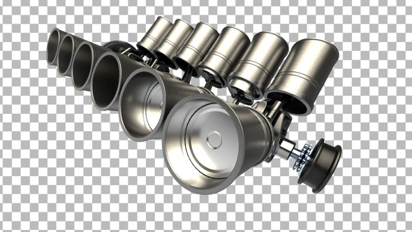 Engine Pistons V12