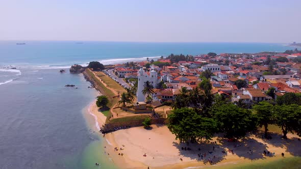 Aerial View of Galle Fort, Srilanka