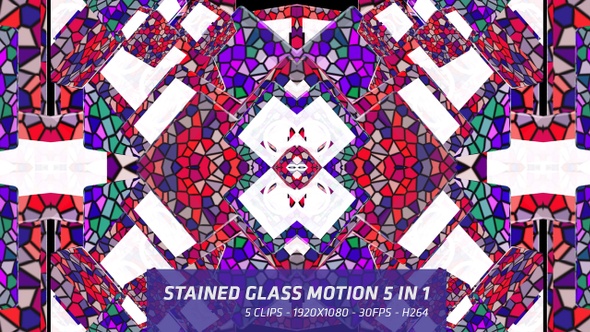 Stained Glass Motion 5 in 1