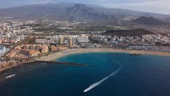 Aerial View of Los Christianos Resort, Tenerife