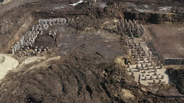 Pit for the Construction of a Residential Building