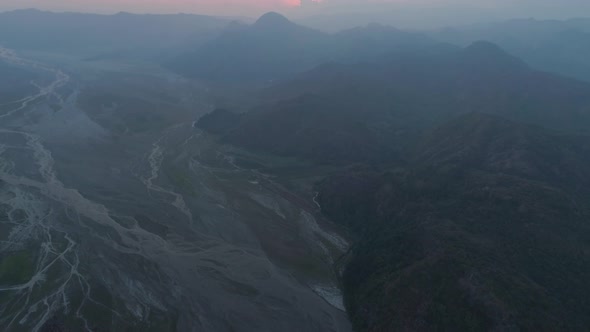 Mountain Landscape Sunset