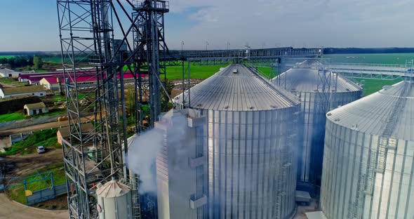 Corn Dryer Silos Inland Grain Terminal