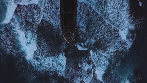 Flight Over the Sea and Ship Aground