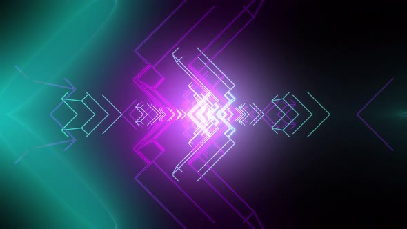 4k Neon Vj Loop 03