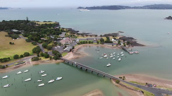 The Scenic and Peaceful Seaside Village of Russell at the Bay of Islands