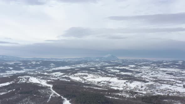 Mountain Rtanj in Eastern Serbia 4K drone footage