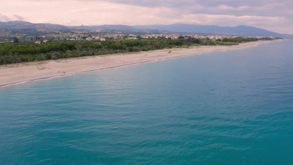 Coast and Calm Ocean