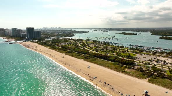 February in Miami Haulover Beach FL 4k 60fps