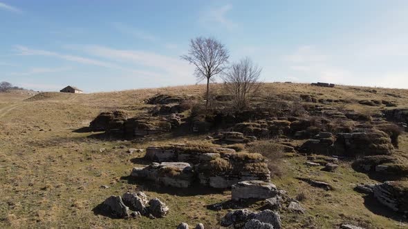 Typical rock formations of Lessinia