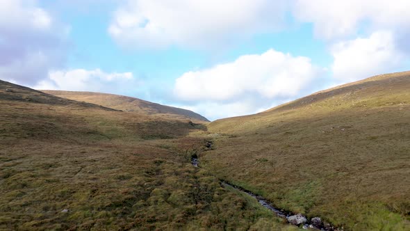 Beatiful Stream Flowing From the Mountains Surrounding Glenveagh National Park County Donegal