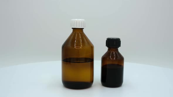 Medical bottles syrup