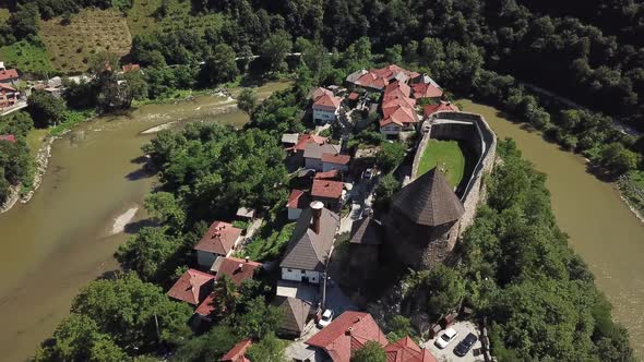 Vranduk Castle a small medieval castle of Bosnian kings V16