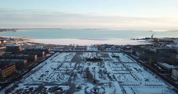 A Small Town on the Shore of Lake Balkhash