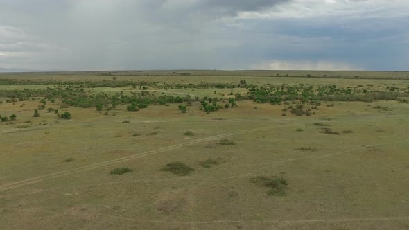 Aerial view of Kenya