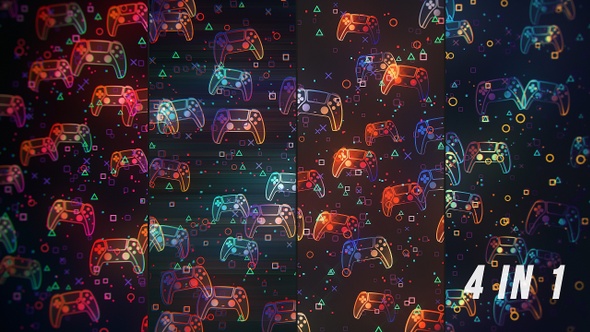 Video Games Colorful Backgrounds