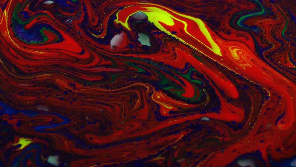 Mixing Colour Abstract Liquid Paint Swirl Backgorund Texture 24