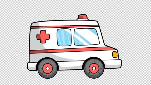 Ambulance Cartoon alt