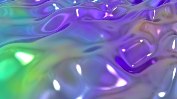 Colorful 3D Wave