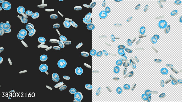 3d Social Media Hand Rain alt