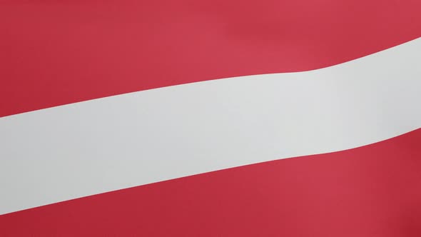 National Flag of Austria Waving Original Size 3D Render Flagge Osterreichs Nation Austria Austrian