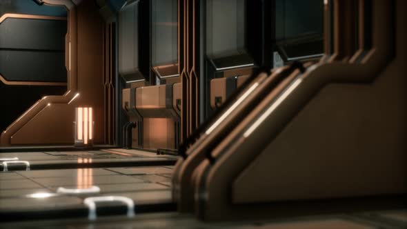 Scifi Tunnel or Spaceship Corridor alt