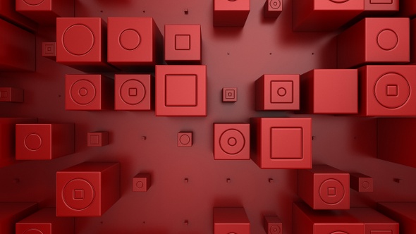 Background of Animated Cubes