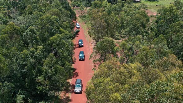 Driving Along the Dirt Road