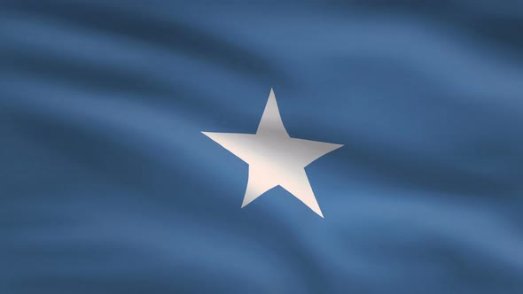 Somalia Windy Flag Background 4K
