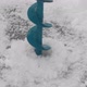Drilling Ice with an Ice Drill - VideoHive Item for Sale