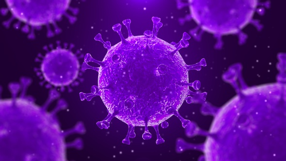 Corona Virus Visualization Background V10