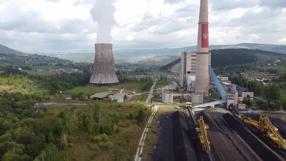 Conveyor for Supplying Coal to Thermal Power Plants in the Mountains