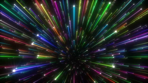 Colorful Shining Starburst Background