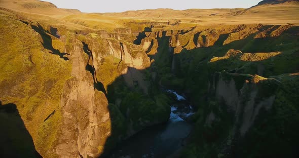 Fjadrargljufur Canyon Iceland
