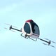Electric Passenger Drone flying above buildings - VideoHive Item for Sale