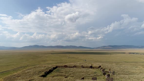 Archeology Barrow in Khakassia