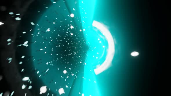 Seamlessly Looped Vj Abstract Trip In Colorful Endless Space Tunnel Background