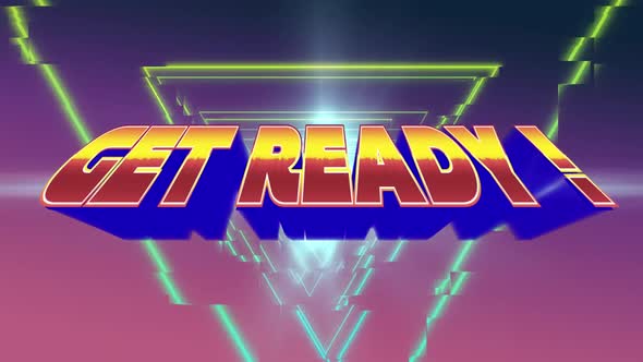 Get ready message from an arcade game