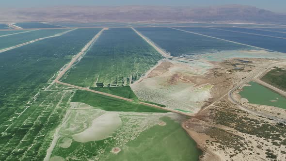 Aerial of the Dead Sea