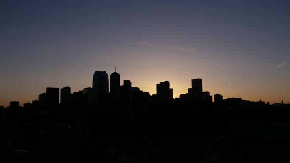 Denver Colorado Sunrise Timelapse Zoom In