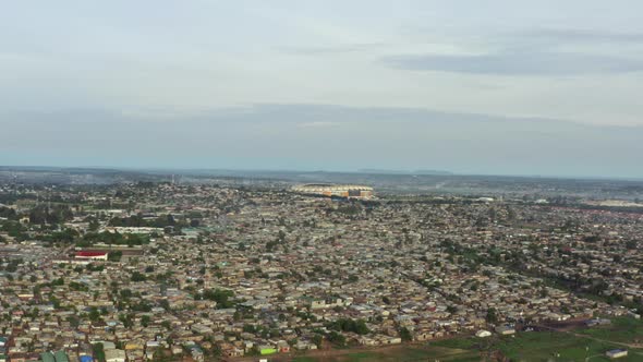 Aerial View Lusaka Zambia