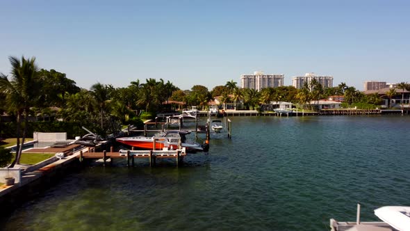 Aerial Video Luxury Homes And Boats Miami Shores