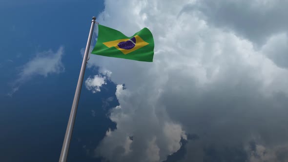 Brasil Flag Waving 2K