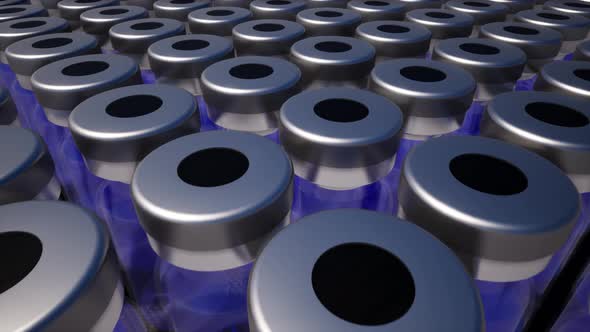 Glass Vials New Medication Developing Vaccination alt