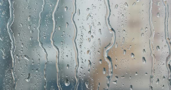 Rain drop on window