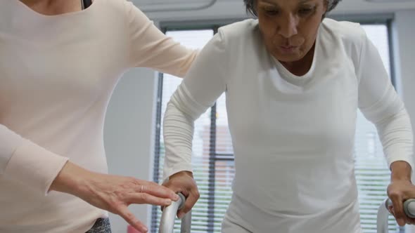 Physiotherapy session at a hospital