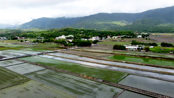 The Aerial view of Taitung
