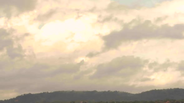 Time lapse of clouds over Amazonian Rain Forest